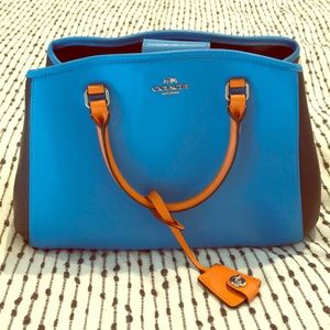 Coach Small Margot Carry-All NWT Color Block